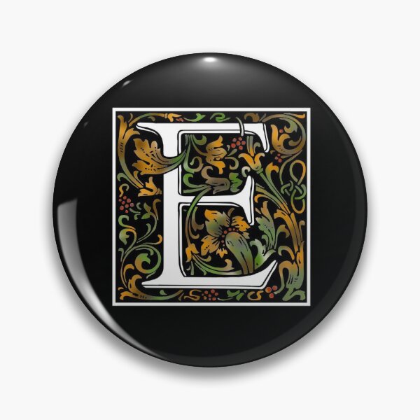 Item preview, Monogram E with fancy vines designed and sold by danastuff.