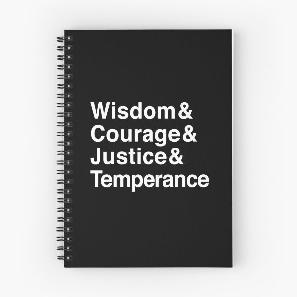 Item preview, Wisdom & Courage & Justice & Temperance The Four Stoic Virtues designed and sold by Elvin Dantes.