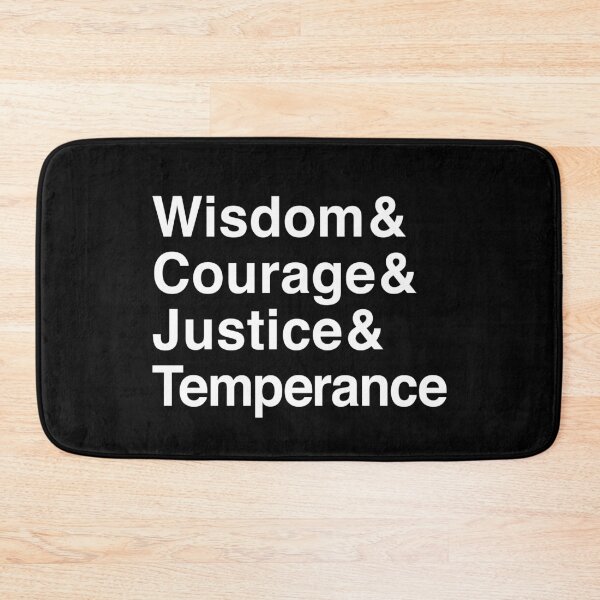 Item preview, Wisdom & Courage & Justice & Temperance The Four Stoic Virtues designed and sold by Elvin Dantes.