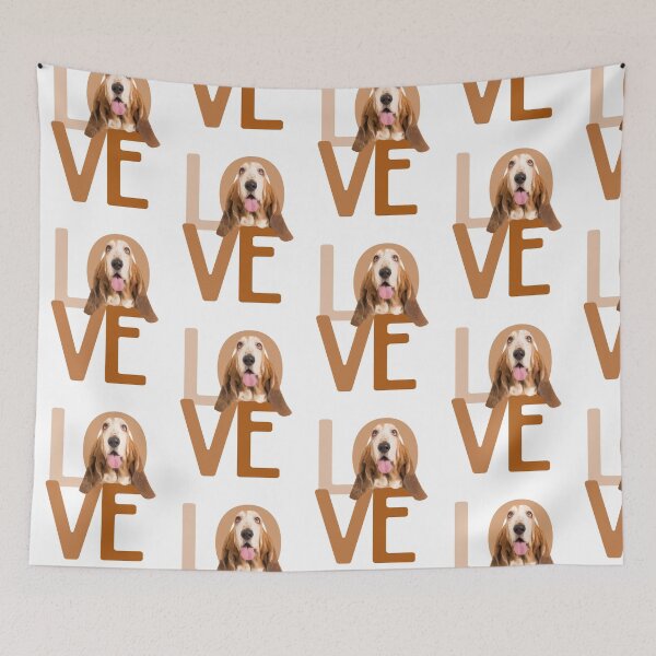 Item preview, Basset Hound Love designed and sold by rs-designs.