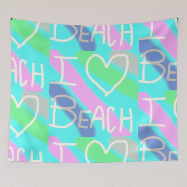 Item preview, I love beach.  designed and sold by silviasunflower.