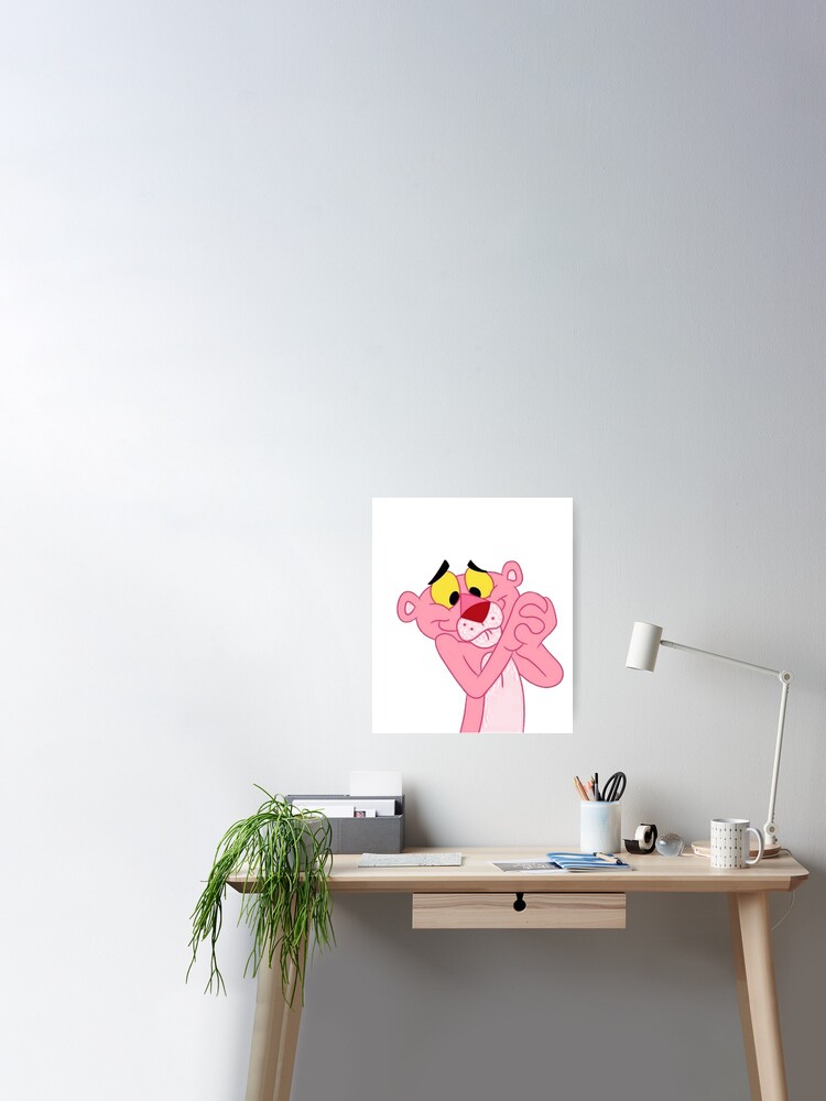 Anime Drawing Panther Of Original Pink Color For Children And