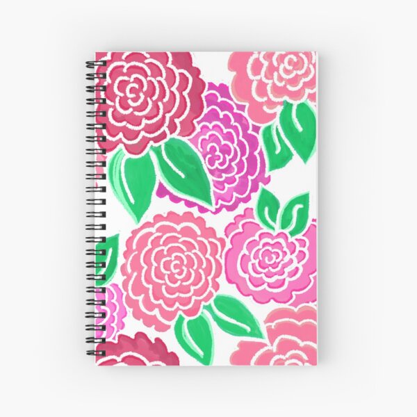 Spring Floral (pink flowers) 3.9.20 Spiral Notebook