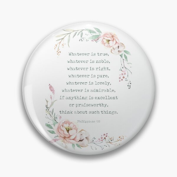 Item preview, Philippians 4:8 - Inspirational Bible Verse Art designed and sold by Si Li.