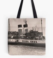 Waverley Paddle Steamer In Sepia Tote Bag
