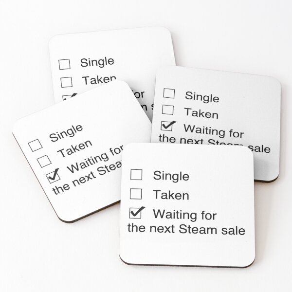 Item preview, Single. Taken. Waiting for the next Steam sale. designed and sold by Crystaliii.