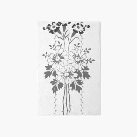 Artikel-Vorschau von Baroque Wallpaper Blumenbouquet monochrom, designt und verkauft von pASob-dESIGN.