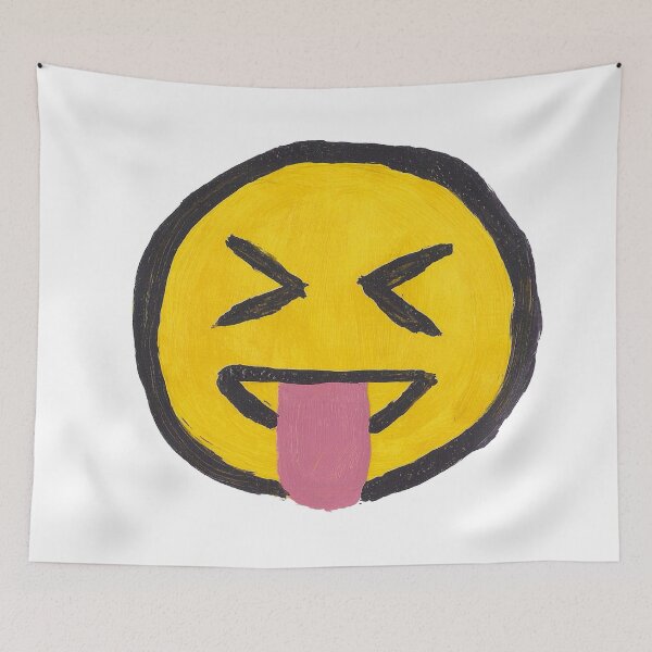 Item preview, Smiley showing tongue designed and sold by dasmoment.