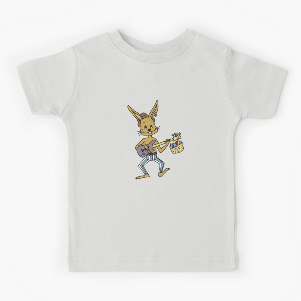  Bunny Graphic Baby Jersey T-Shirt - Cartoon Baby T