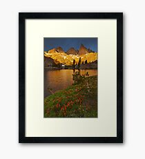 Minaret Lake Sunrise Framed Print