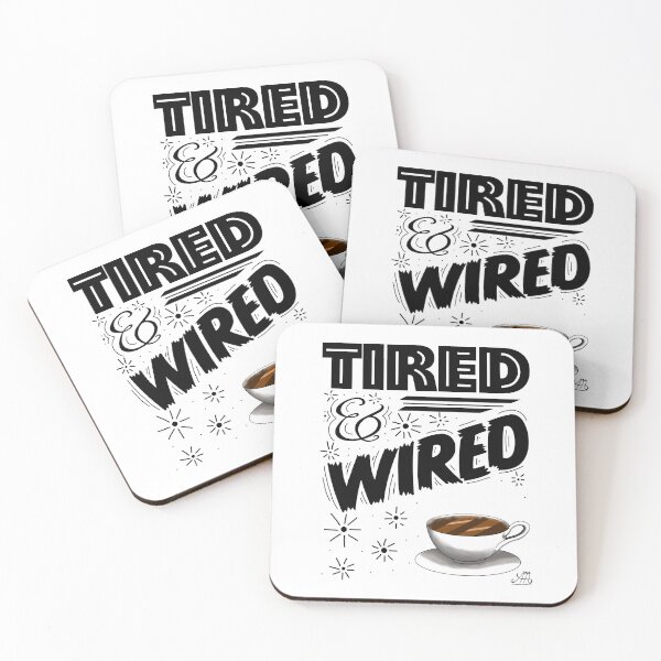 Item preview, Tired & Wired designed and sold by Amber Majka.