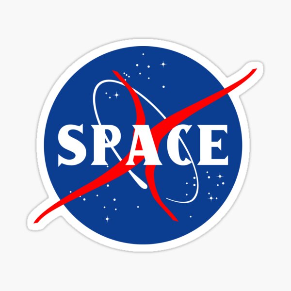  SpaceX logo - 1960s NASA style Sticker