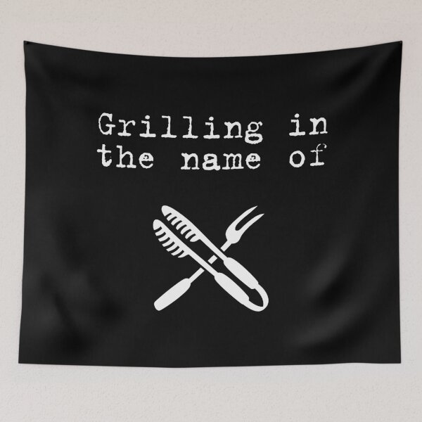 Item preview, Grilling in the name of designed and sold by markstones.