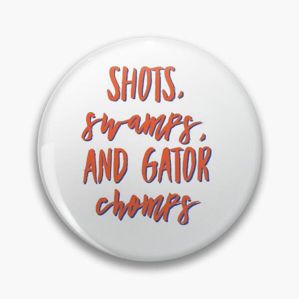 Item preview, Shots, Swamps, and Gator Chomps (orange and blue) designed and sold by swampmami.