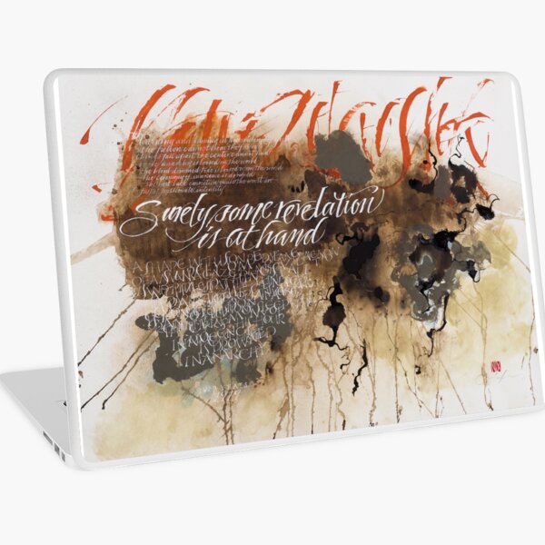  W.B. Yeats: The Second Coming “Surely Some Revelation is at Hand" Laptop Skin