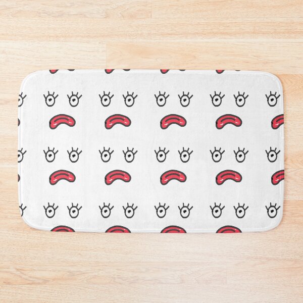 Item preview, Sad pink lips face designed and sold by tetibright.