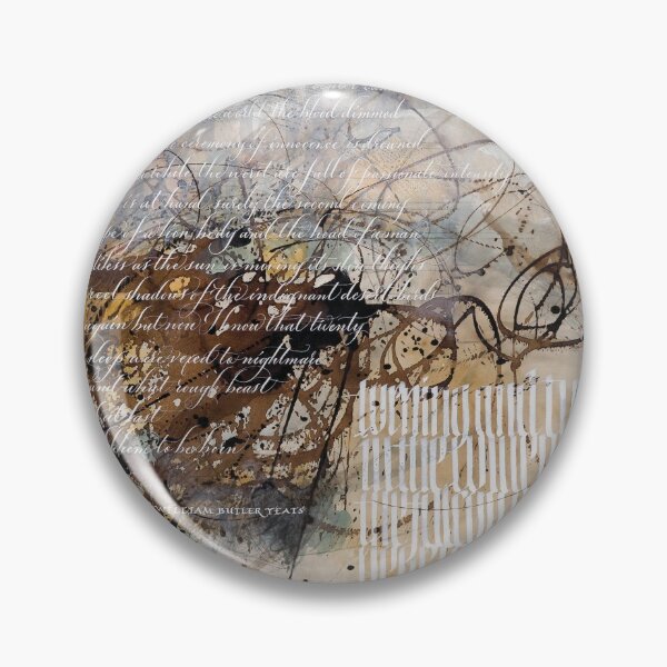 Item preview,  W.B. Yeats: The Second Coming “Turning and Turning” designed and sold by Carol Fountain Nix.
