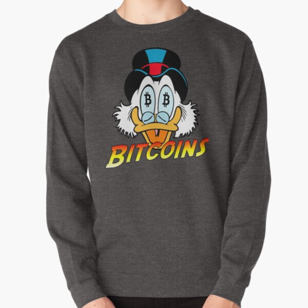 Scrooge McDuck Bitcoins Pullover Sweatshirt