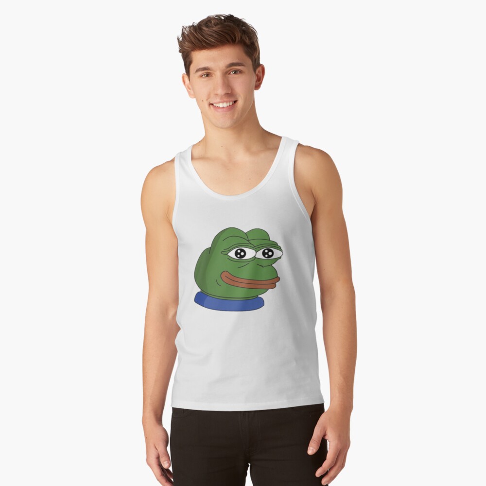 pressF Emote - Gaming Stream Chat Meme Men's Premium Tank Top