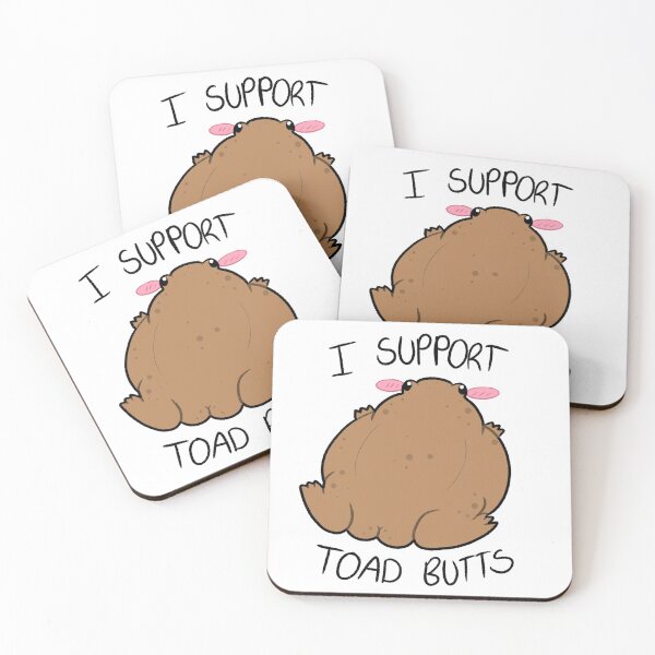 Item preview, I Support Toad Butts designed and sold by Logan Love.