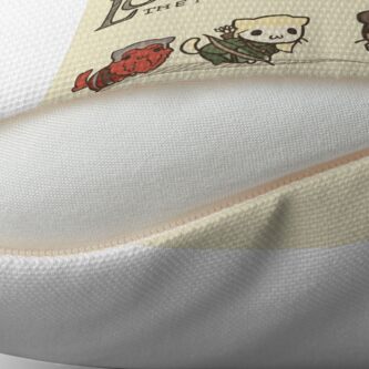 Alternate view of The Furrlowship of the Ring Throw Pillow