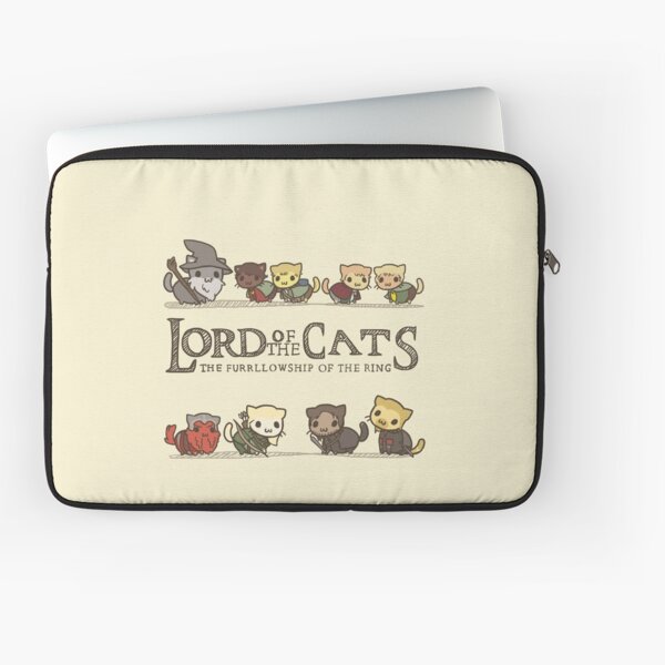 The Furrlowship of the Ring Laptop Sleeve