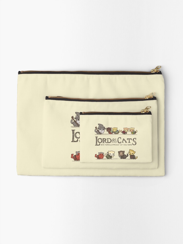 Alternate view of The Furrlowship of the Ring Zipper Pouch