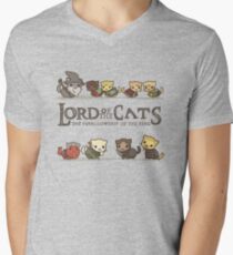 The Furrlowship of the Ring Men's V-Neck T-Shirt