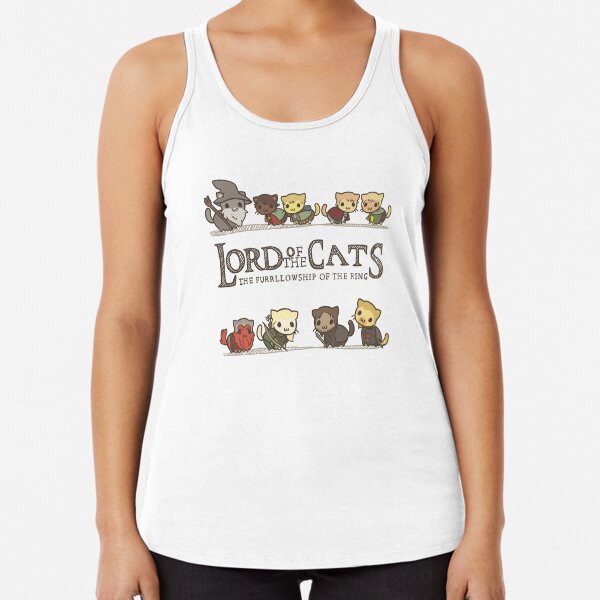 The Furrlowship of the Ring Racerback Tank Top