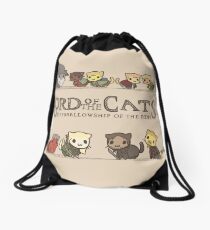 The Furrlowship of the Ring Drawstring Bag