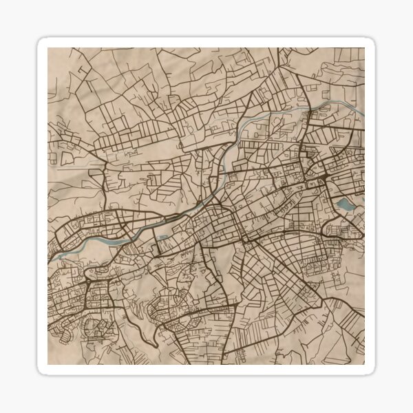 Item preview, Cluj-Napoca Sepia Map designed and sold by CPTVDesign.