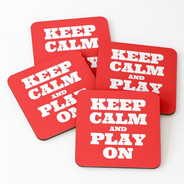 Item preview, Keep Calm and Play On - Gamers designed and sold by Eskitus Fashion.