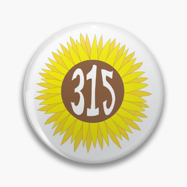 Item preview, Hand Drawn New York Sunflower 315 Area Code designed and sold by itsrturn.