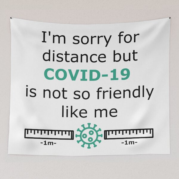 Item preview, coronavirus distance designed and sold by oscarcolonduran.