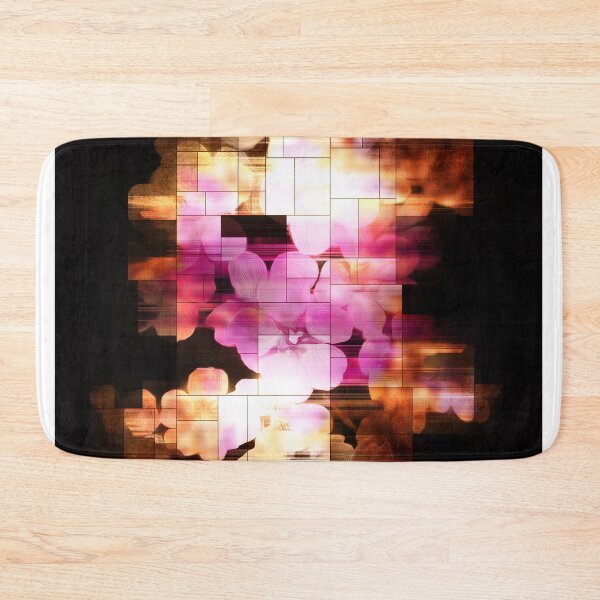 Item preview, Yellow and Pink Flowers With Grid designed and sold by ChangingLight.