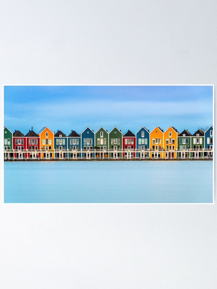 Alternate view of Colorful Dutch Houses Poster