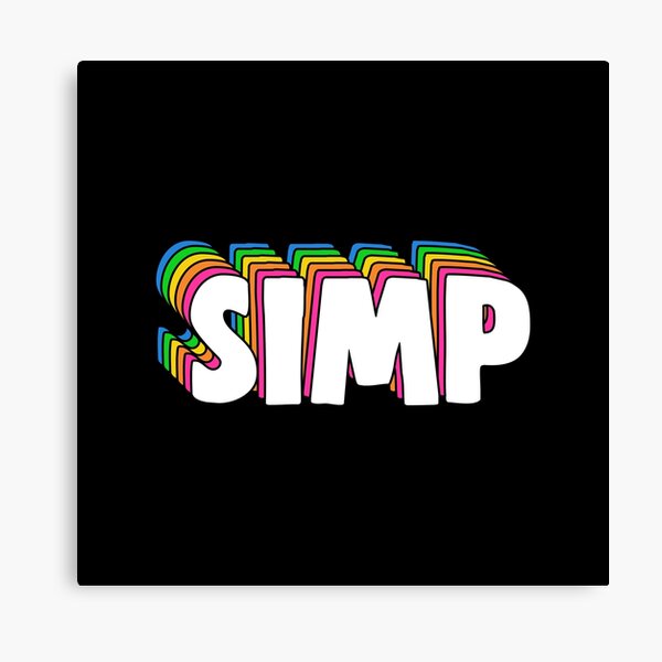 Simp Meme Canvas Print