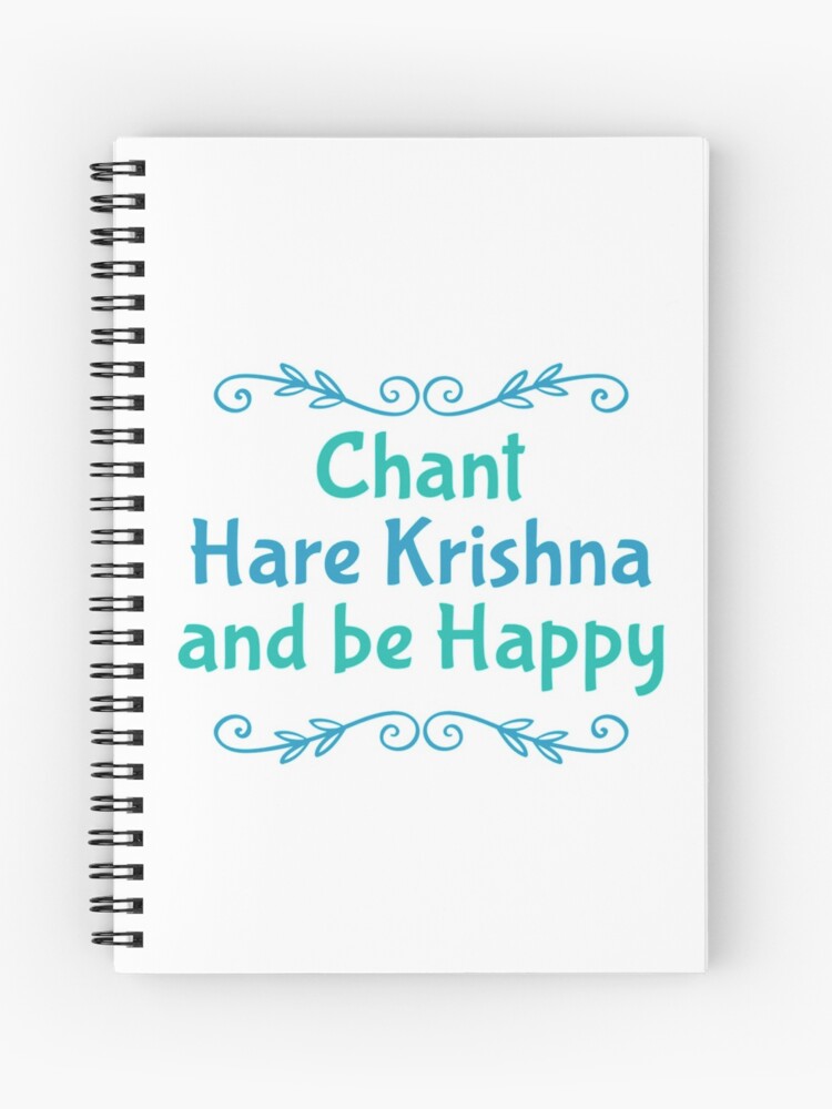 Keep Calm and Chant Hare Krishna Mantra Chanting Notebook