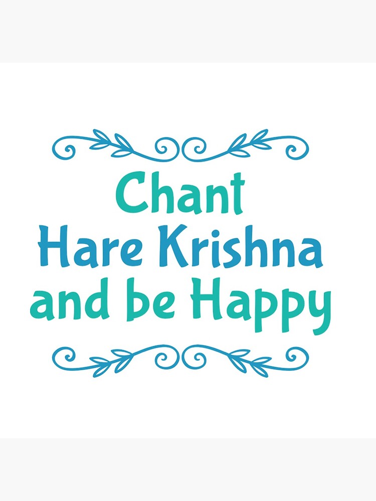 Hare Krishna Mahamantra Sticker for Sale by Mandala108