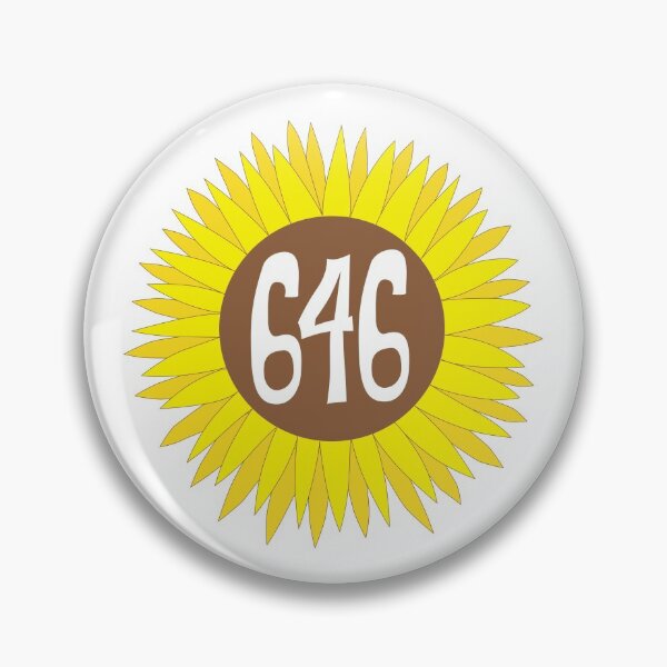 Item preview, Hand Drawn New York Sunflower 646 Area Code designed and sold by itsrturn.