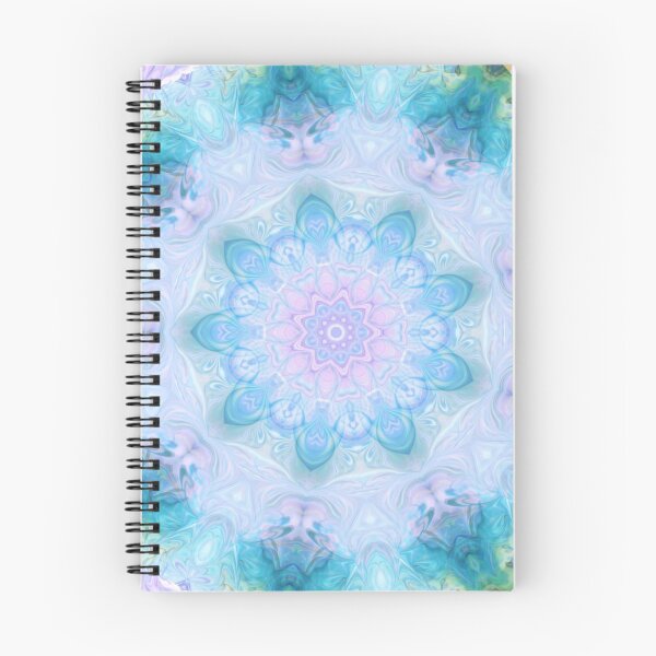 Item preview, Light Blue and Pink Mandala Kaleidoscope  designed and sold by ChangingLight.