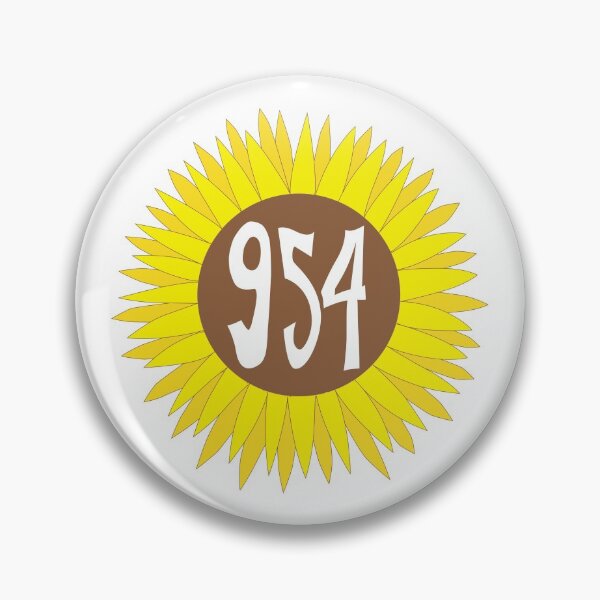 Artikelvorschau, Handgezeichnete Florida Sunflower 954 Vorwahl entworfen und verkauft von itsrturn.