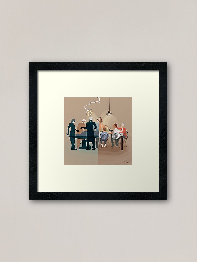 Alternate view of The Female Surgeon Framed Art Print