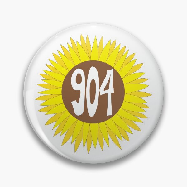 Item preview, Hand Drawn Florida Sunflower 904 Area Code designed and sold by itsrturn.