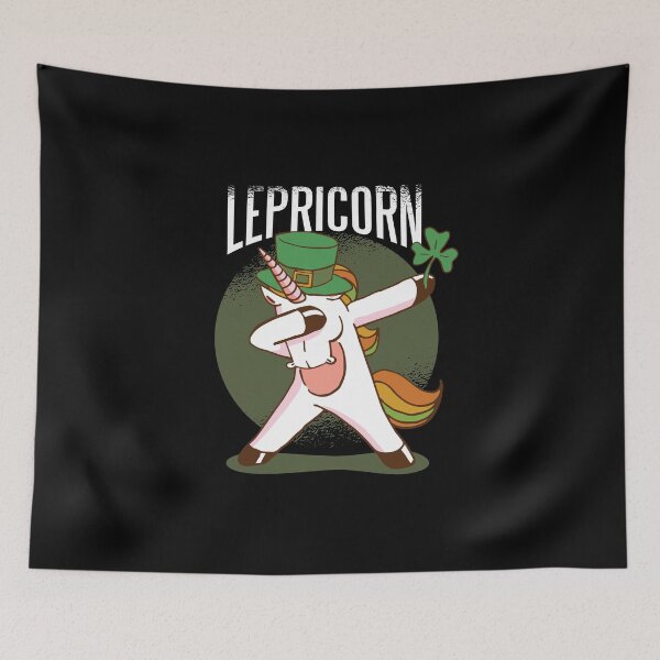 Item preview, Lepricorn - Cute Unicorn Leprechaun print designed and sold by RedmonsDesigns.
