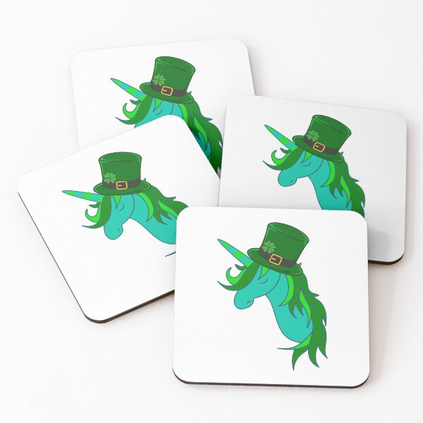 Item preview, Cute St Patrick's Day Unicorn - Unicorn Lovers print designed and sold by RedmonsDesigns.