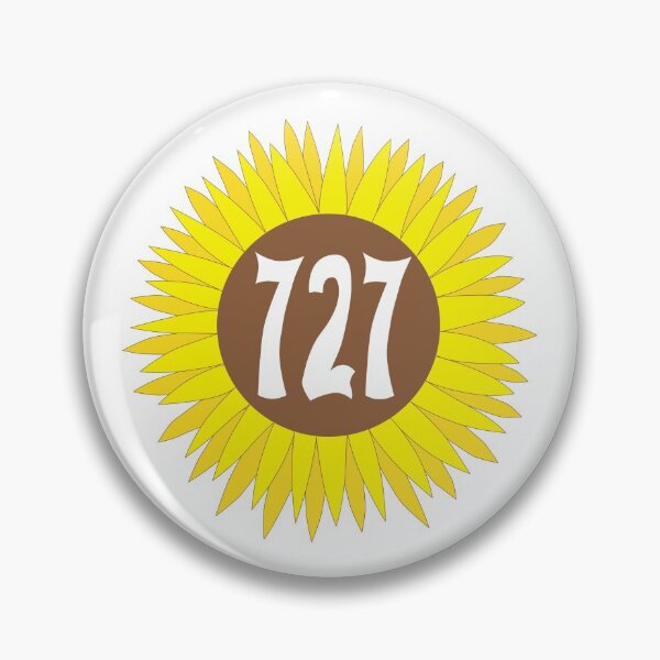 Item preview, Hand Drawn Florida Sunflower 727 Area Code designed and sold by itsrturn.
