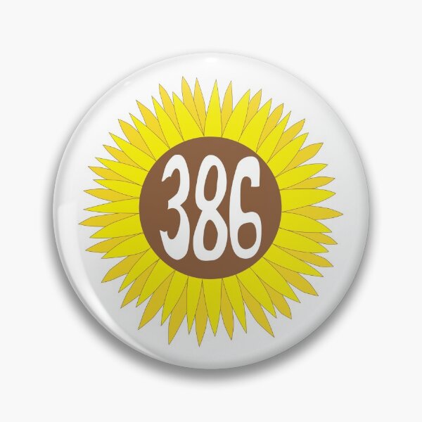 Item preview, Hand Drawn Florida Sunflower 386 Area Code designed and sold by itsrturn.