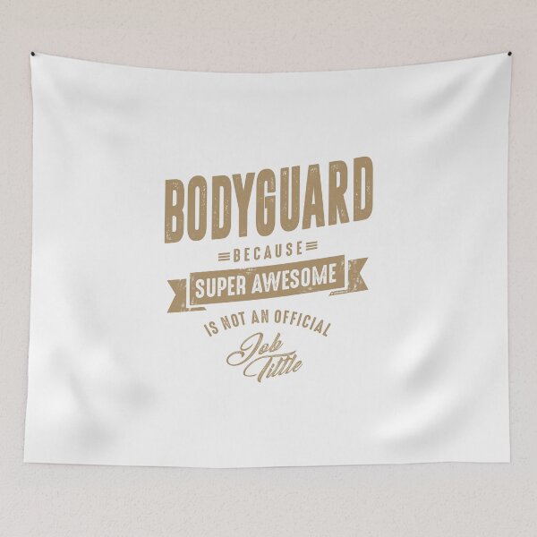 Item preview, Bodyguard - Funny Job and Hobby designed and sold by RafaelLopezz.