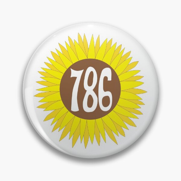 Item preview, Hand Drawn Florida Sunflower 786 Area Code designed and sold by itsrturn.